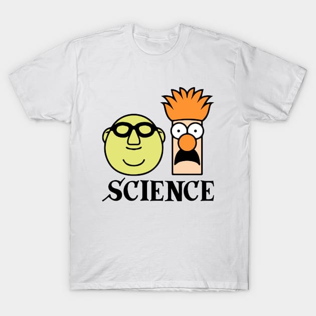 Science - Bunsen And Beaker T-Shirt by thriftjd